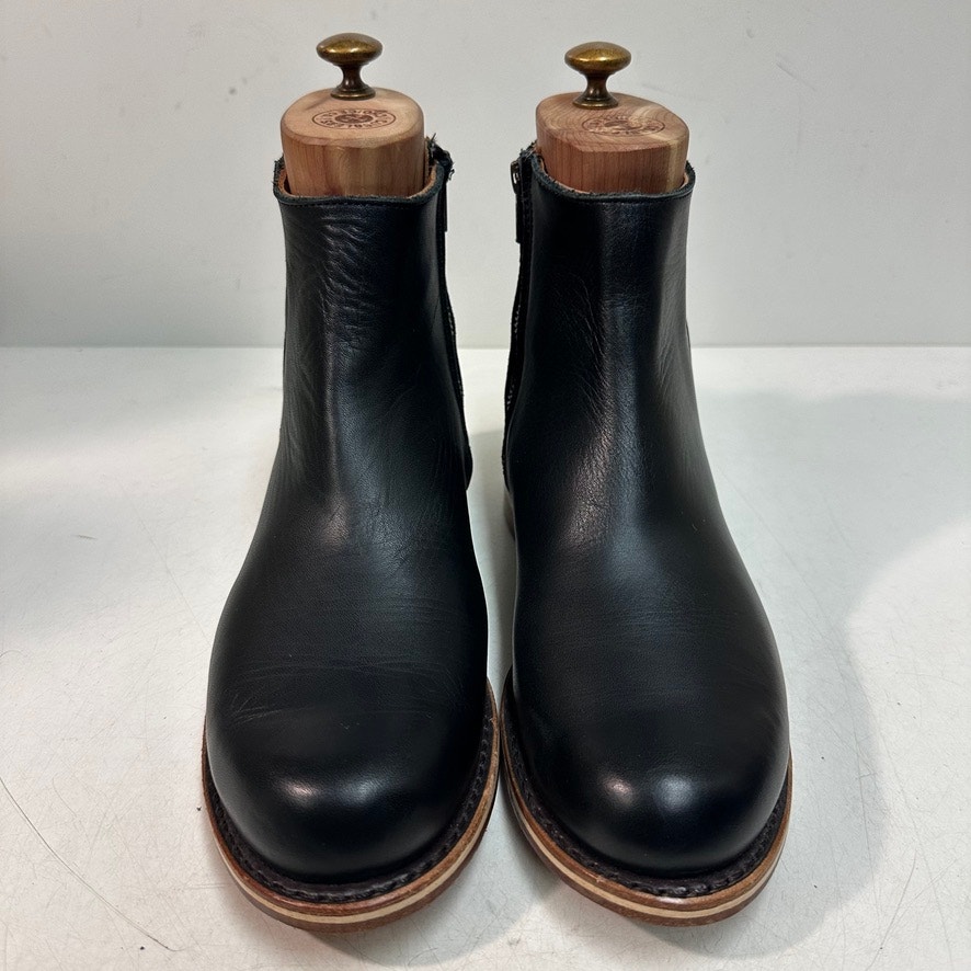 Excellent Rancourt & Co. X Helm Pablo Zip Moto Ankle Boot Black Made In Usa 7 D — image 3 of 8